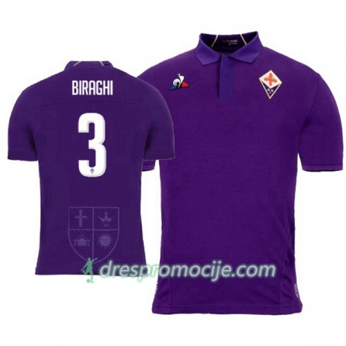 ACF Fiorentina Dres Cristiano Biraghi 3 Domaći 2018/19 Kratkih Rukava ACF Fiorentina Dres Cristiano Biraghi 3 Domaći 2018/19 Kratkih Rukava